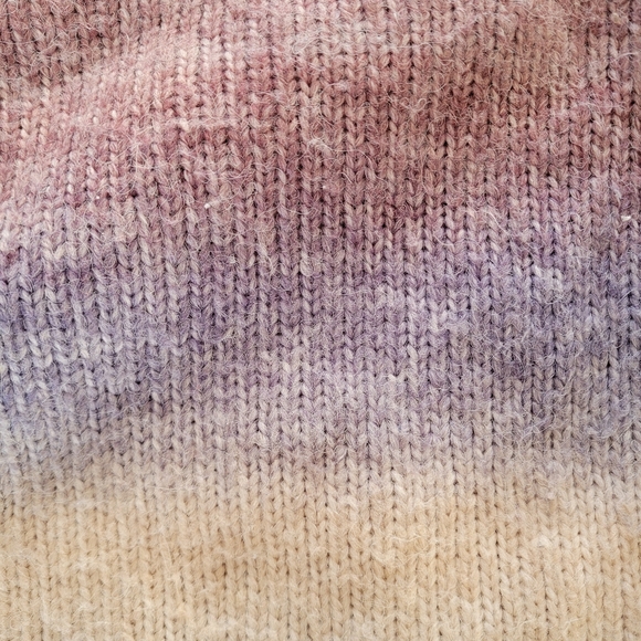 Garage Pastel Ombre Women's Crop Sweater - Picture 7 of 7